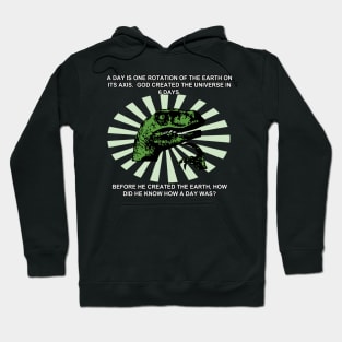 Philosoraptor earth and god Hoodie